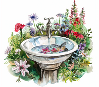 Садовые умывальники