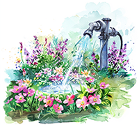 Садовые поливалки