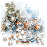 Новогодняя посуда