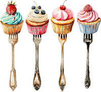 Десертные вилки