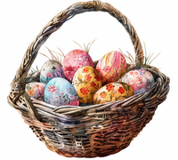 Пасхальные корзины для яиц