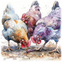 Статуэтки куриц