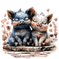 Садовые фигурки поросят