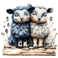 Садовые фигурки овец