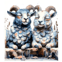 Садовые фигурки баранов