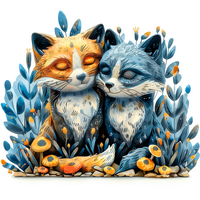 Садовые фигурки лис