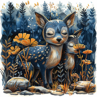 Садовые фигурки косуль