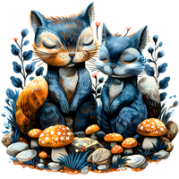 Садовые фигурки белок