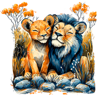 Садовые фигурки львов