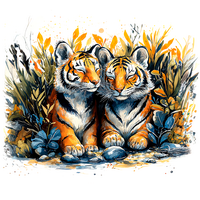 Садовые фигурки тигров