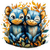 Садовые фигурки обезьян