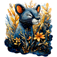 Садовые фигурки пантер