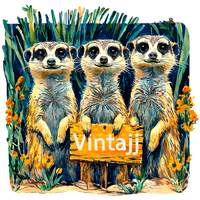 Садовые фигурки сурикатов