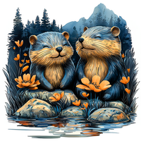 Садовые фигурки бобров